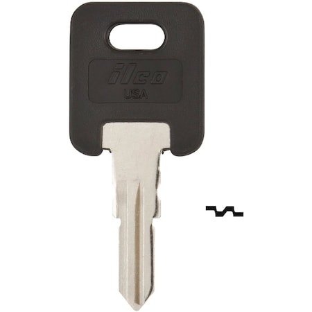 Ilco FIC 1681 RV Motor Home Key Blank FIC3-P, 5PK IAJ00001262