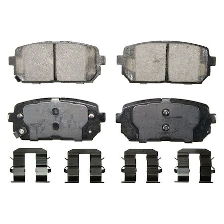 Wagner Brake QuickStop Rear Disc Brake Pad Set Ceramic,  ZD1296