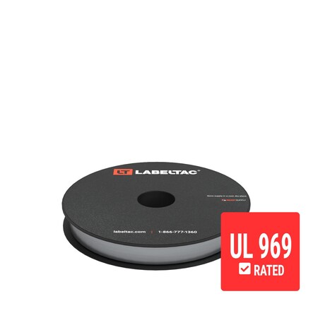 Labeltac UL 969-Approved LabelTac Supply 0.5in x 150ft LT4/LTPX, Brushed Aluminum LT0525UL