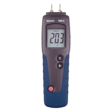 Reed Instruments Wood Moisture Detector, Pin, 1inDepth R6015