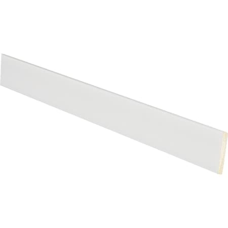 Inteplast Building Products 1/8'' W.x1-1/8'' H.x8 ' L. Crystal Wht Polystyrene Lattice Molding 92670800032