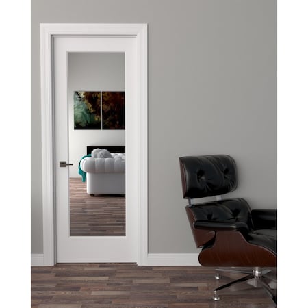 Darpet French Interior Door (1 Lite), 36" x 80" x 1-3/8" thick 1LCLEARPRIM6830138