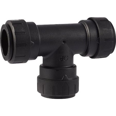 Sharkbite Tee, Polymer, Push-Fit 7/8", 3/4", 3/4" PL0822A