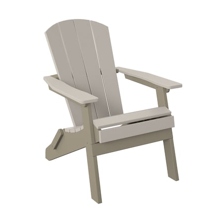 Polybird FOLDING ADIRONDACK.     SAND AND WEATHERWOOD POLYBIRD P3