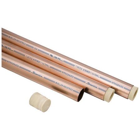 Streamline Copper Tube, 10 ft Overall L AC30010