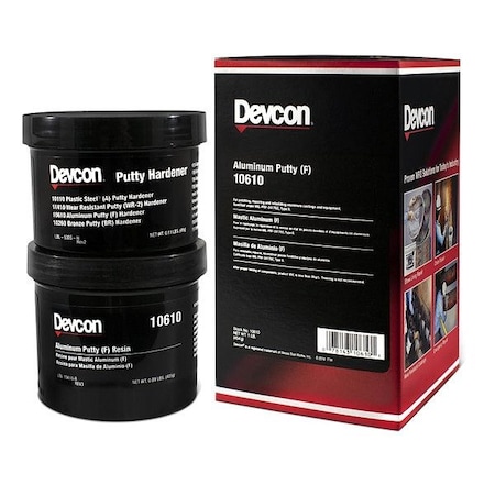 Devcon Putty, 1 lb Container Size, Can, Gray 10610