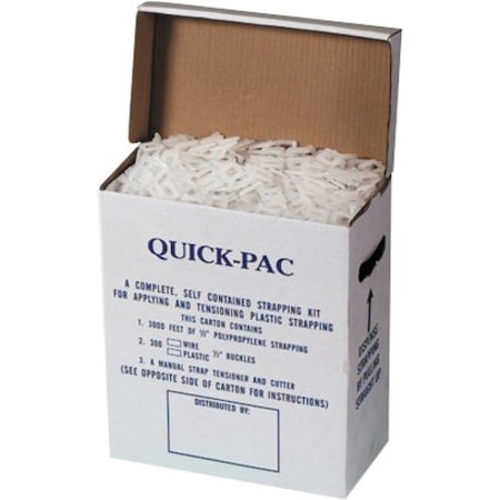 Partners Brand Postal Approved Poly Strapping Kit, 3,000', 1 Kit PSPAKIT