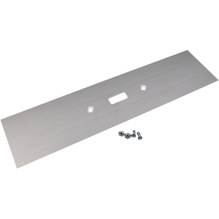 Wiremold Toggle Switch Cover Plate, Gray, Aluminum ALA-N