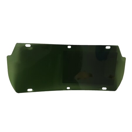 Facetec Visor Green PC, flat - 7in x 16 3/4in, .040in, 48PK 12F494721US