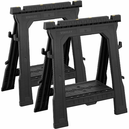 Stanley Sawhorse, Plastic, 1000 Capacity (Lb.), PK2 060864R