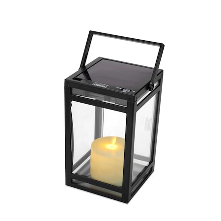 Techko Solar Modern Candle Lantern with Handle SCL-2201-1