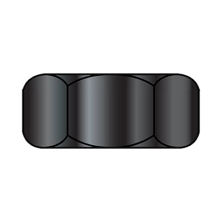 Zoro Select 1/4-28 Hex Nut Finished Blk Zinc, 3000Pk 15NFBZ