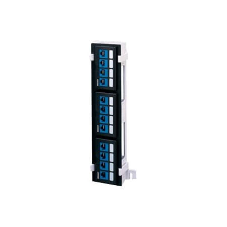 Leviton 12-Port Panel Unloaded High, Density 89D Brckt Not Included 49255-Q89