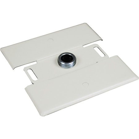 Wiremold Flush Plate Adapter Fitting, Gray, Steel G2051H