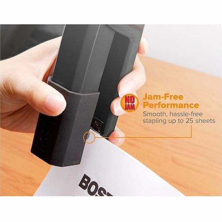 Bostitch Desk Stapler, 25 Sheet, Black BOSB777BLK