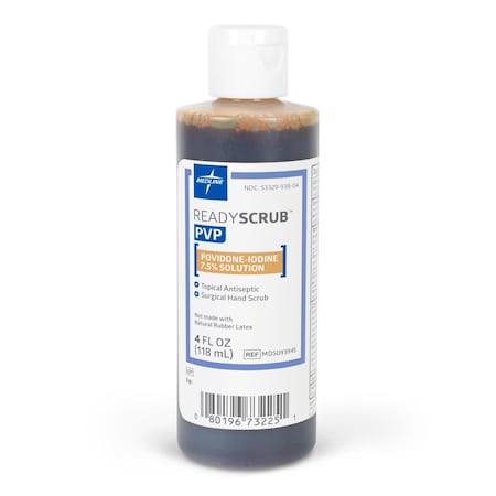 Medline Povidone Iodine (PVP) Scrub Solution, 4 oz. MDS093945H