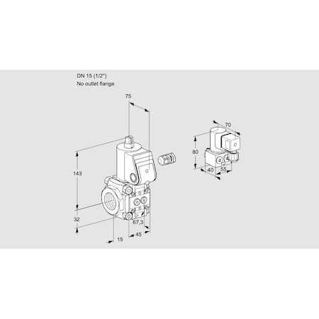 Honeywell Kromschroder VAS115/-R/NW KS88028598
