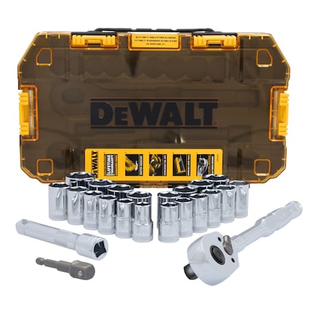 Dewalt Dewalt, 23 pc, Mechanics Tool Set DWMT45414