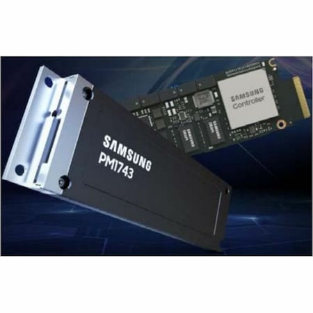 Samsung PM1743 7.68 TB Solid State Drive, E3.S, PCI Express NVMe MZ3LO7T6HBLT-00A07