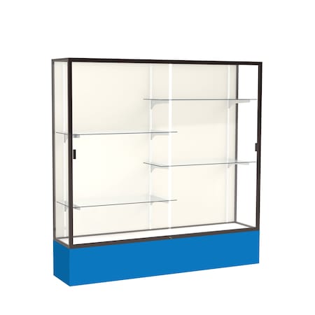 Ghent Spirit Floor Display Case 72x72x16, Plaque, Bronze 376PB-BZ-RY