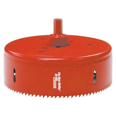Morse MORSE REAL McCOY TA76 Hole Saw with Arbor, 7/16 in Arbor, 1-15/16 in D Cutting, HSS Cutting Edge MHSA76/TA76