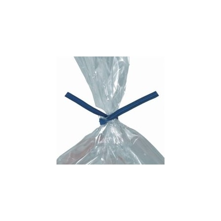 Bubblefast 2000-10 x 5/32'' Blue Paper Twist Ties, 2000PK BFPBT10B