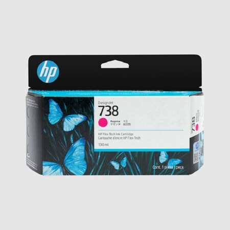 Hp 738 (498N6A) DesignJet T850, T950 Series Magenta Ink Cartridge (130 ml) 498N6A