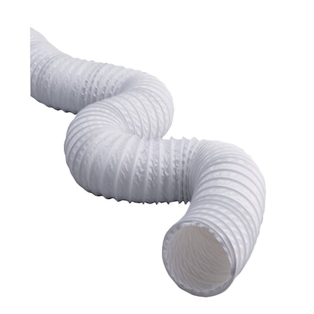 Dundas Jafine 4'' Dia x 50 Ft. L White Vinyl Flexible Ducting FD450E