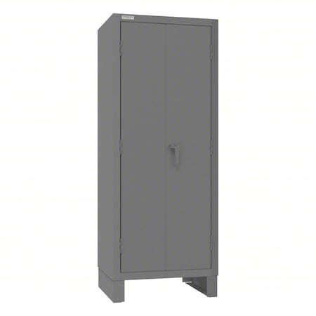 Durham Mfg Storage Cabinet, 78 in H, 30 1/4 in W, 24 1/4 in D, Swing, Padlockeable, 3 Shelves 3400-3S-95