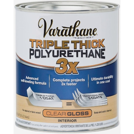 Varathane Gloss Triple Thick Interior Polyurethane 1 Qt. 284470