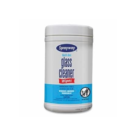 Sprayway Glass Cleaner Wipes, 10 in W x 12 in L, Fresh Scent, 6PK 893-SW933