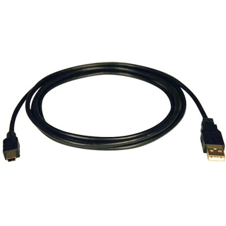 Tripp Lite USB 2.0 Cable, Hi-Speed, A, Mini-B, M/M, 3ft U030-003