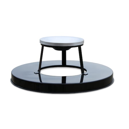 Witt Industries Black Outdoor, Metal Ash Top M3601-ATL-BK