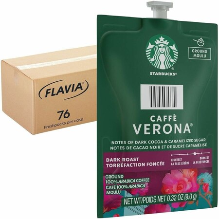 Flavia Coffee Flavia Pouches, Caffe Verona, Pouch, 76 PK 48104