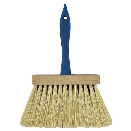 Vulcan Concrete Brush, 8.25 in W Brush, Tampico Bristle, Beige Bristle, Wood Handle C01426