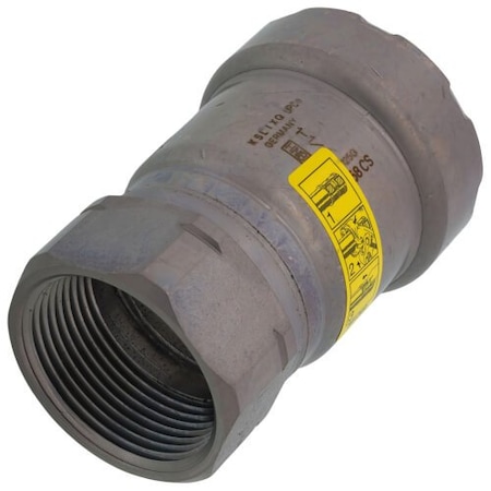 Viega MegaPressG adapter P 1.25 FPT 1.25 carbon steel zinc-nickel coating 25146