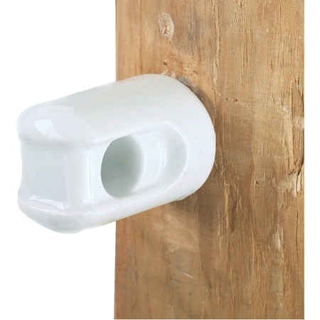 Dare Products Screw-In White Porcelain Electric Fence Insulator 2802