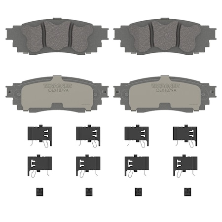 Wagner Brake OEX Rear Disc Brake Pad Set Premium Ceramic,  OEX1879A