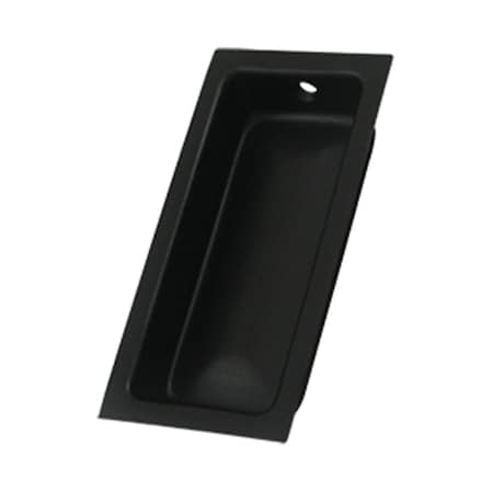 Patioplus 3.62 x 1.75 x 0.5 in. Large Flush Pull, Black - Solid PA831487