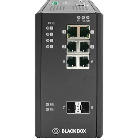 Black Box BLACK BOX Ethernet Switch 6-Port Gigabit Managed Industrial LIE1082A