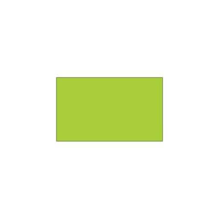 Bubblefast 3 x 5'' - Fluorescent Green Removable Rectangle Labels BFDL1592FG