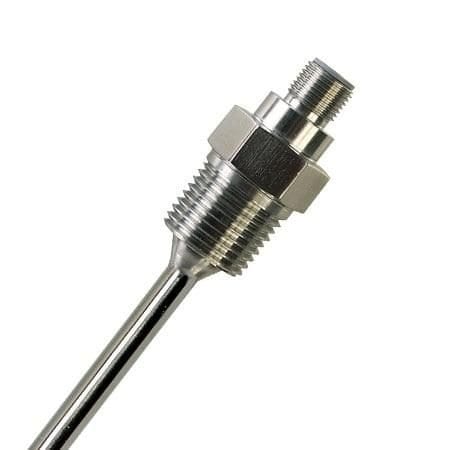 Omega Thermocouple Probe, M12 CONN, K Type, 0 degC to 1150 degC (32 degF to 2100 degF), 0.25 " x 6 " (DxL M12KIN-1/4-U-6-B