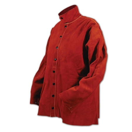 Magid Weld Pro Flame Resistant 30" Leather Jacket, Size XXXXL 106TXXXXL