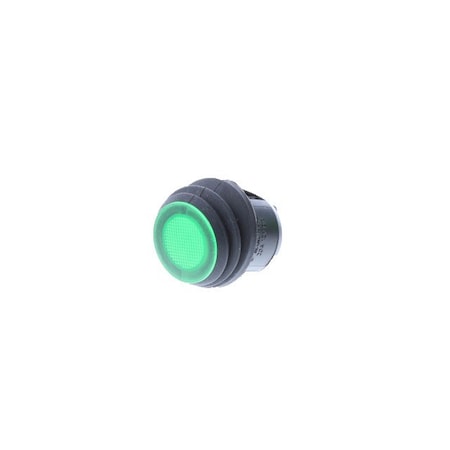 Switch Components IP65 Round Rocker, 4P DPST OFF-ON, Green LED RA4-2A-DC-2-GL