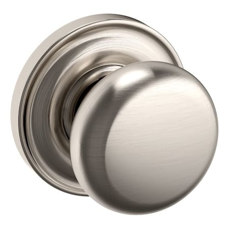 Baldwin Baldwin Preconfigured 5015 Classic Knob with 5048 Rose Half Dummy Lock Lifetime Satin Nickel Finish 5015056IDM