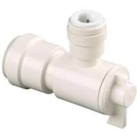 Watts Angle Valve, 1/2 x 3/8 in Connection, Sweat x Sweat, 250 psi Pressure, Thermoplastic Body 3556-1008/P-678