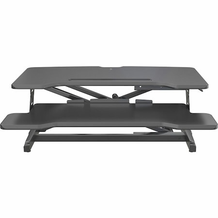 Lorell Lorell X-type Slim Desk Riser - 33 lb Load Capacity - 16.5" Height x 20" Width - Desktop - Black 99539