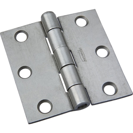 National Hardware 2-1/2'' Square Plain Steel Broad Door Hinge N139-733