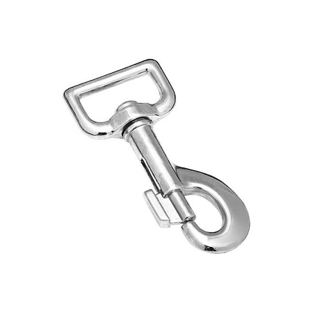 National Hardware 3013BC Series Bolt Snap, 70 lb Working Load, Zinc, Nickel Chrome N222-638