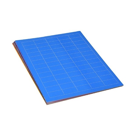 Zoro Select Cyro Label, Assorted, Polypropylene, PK20 GRAING-C127